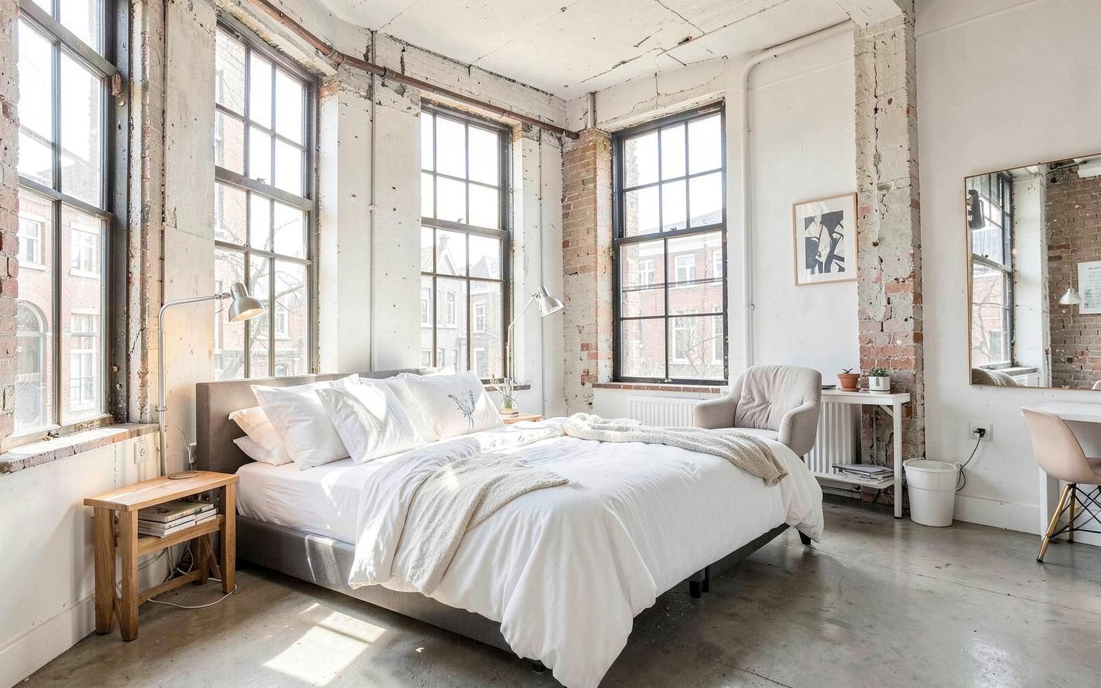 Loft lumineux dans un entrepôt réhabilité d'Amsterdam-Noord