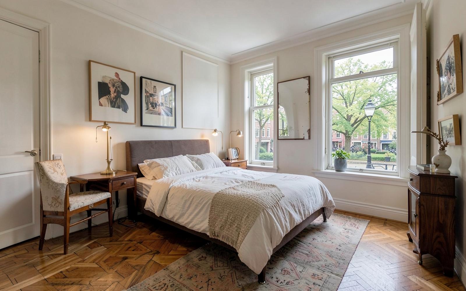Chambre d'hôtes élégante dans un hôtel particulier d'Oud-Zuid à Amsterdam