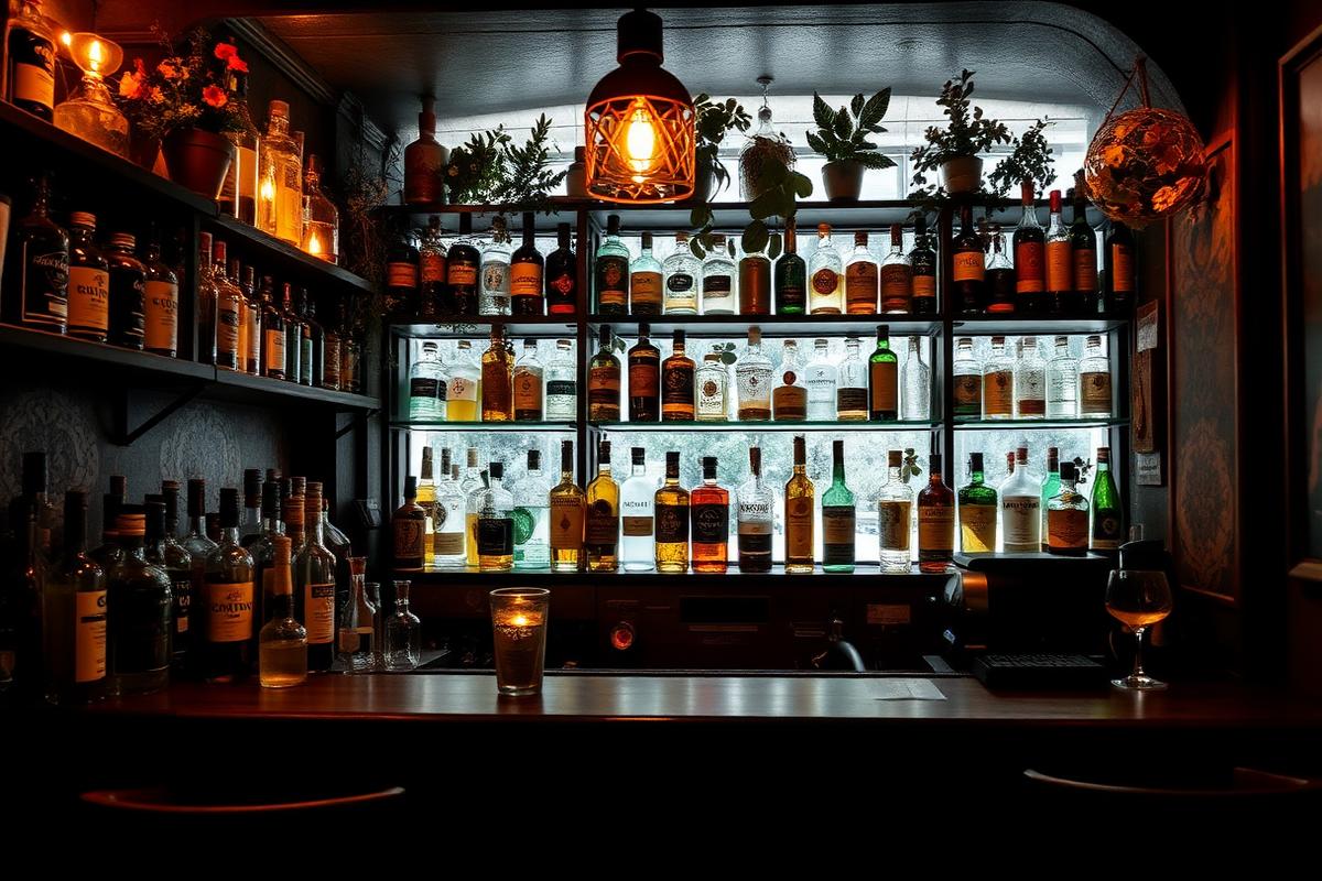 Bar à gin botanique du quartier de Gràcia à Barcelone