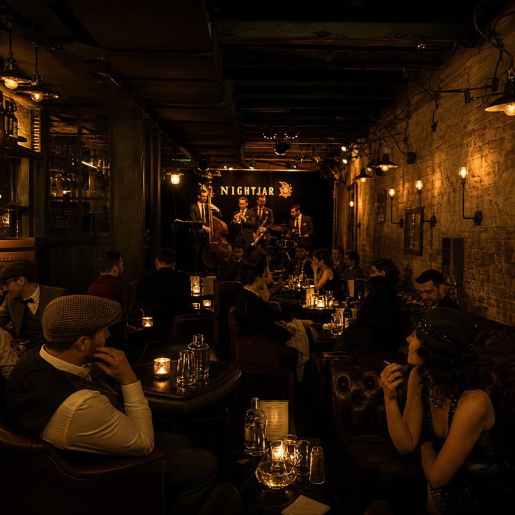 Nightjar à Shoreditch, ambiance prohibition avec jazz live et bougies