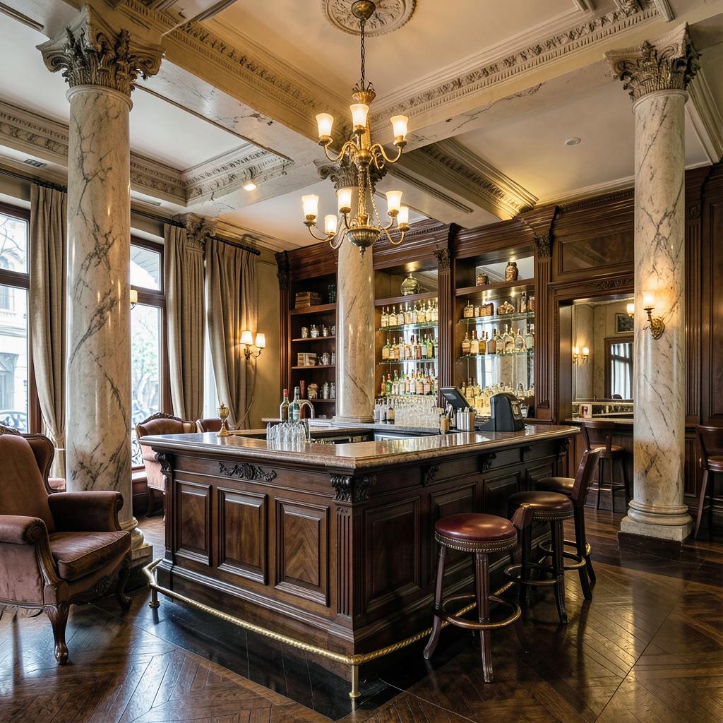 Long Bar historique du Waldorf Astoria Shanghai