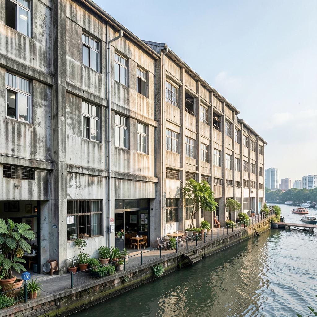 Entrepôt industriel du Waterhouse au South Bund