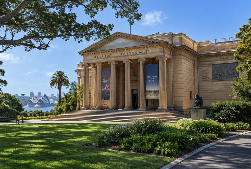 Façade néoclassique de l'Art Gallery of New South Wales
